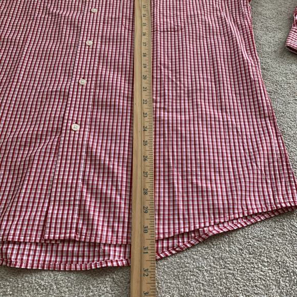 Atlanta‎ United FC Shirt Mens XL Red Check Button Up Business Long Sleeve - Picture 5 of 9